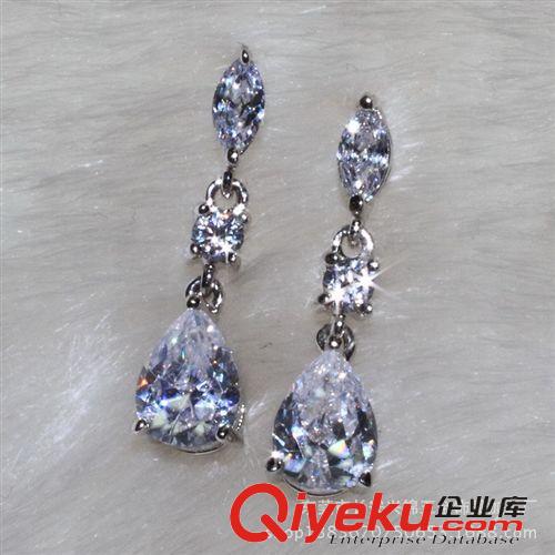 耳環(huán) 外貿(mào)熱銷 鋯石 YE4254 簡單花形 耳環(huán)