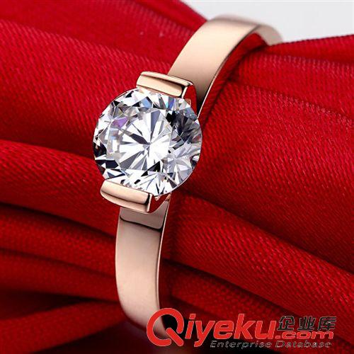---經典--- 美國zp 莫桑石18k金戒指 莫桑戒指女韓版時尚戒指 批發代理加盟原始圖片2