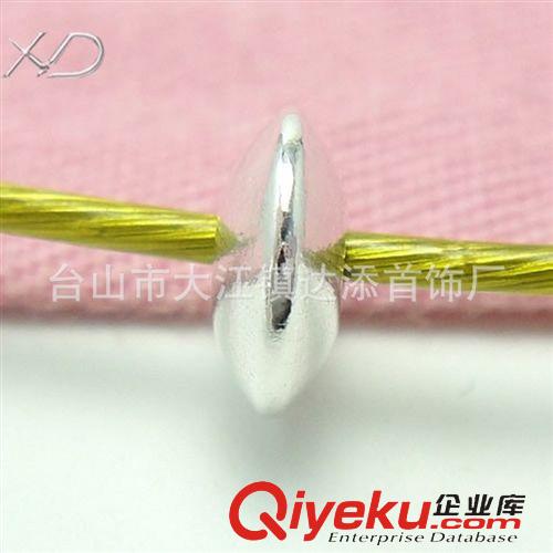 DIY配件區(qū) XD 純銀算盤珠 純銀飛碟珠 純銀珠子 925 925銀珠直批 工廠批發(fā)價原始圖片3
