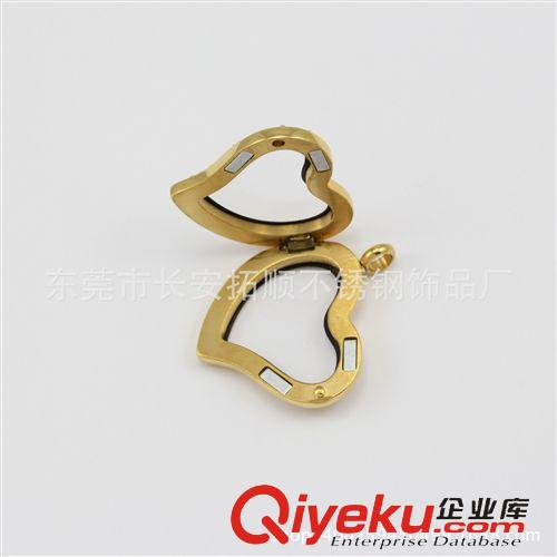 不銹鋼心形項(xiàng)墜 歐美爆款 鑲鉆心形吊墜 不銹鋼吊墜 不銹鋼飾品 批發(fā)