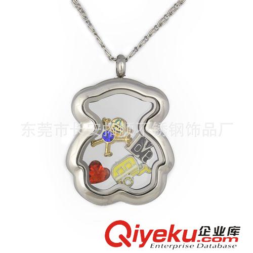不銹鋼小熊項(xiàng)墜 外貿(mào)原單316L不銹鋼 飾品 小熊吊墜批發(fā)