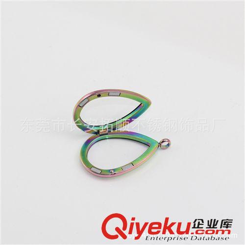 不銹鋼水滴項墜 外貿歐美 飾品批發(fā) 不銹鋼 項鏈 玻璃 盒子吊墜
