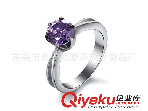 不銹鋼手飾 外貿(mào) 時(shí)尚飾品批發(fā) 韓版女款 不銹鋼鑲鉆 戒指