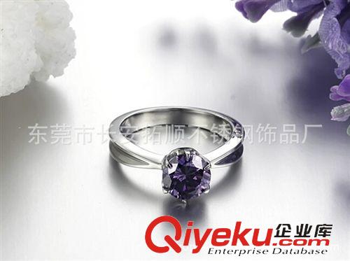 不銹鋼手飾 外貿(mào) 時(shí)尚飾品批發(fā) 韓版女款 不銹鋼鑲鉆 戒指