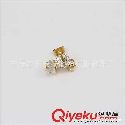 不銹鋼穿刺飾品 飾品 韓版 鈦鋼耳釘 鋯石耳飾 穿刺飾品 不銹鋼飾品批發(fā)