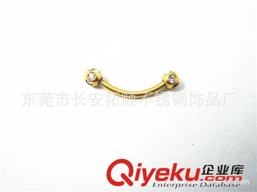 不銹鋼穿刺飾品 316L不銹鋼 飾品 鑲鉆眉釘 穿刺飾品廠家批發(fā)