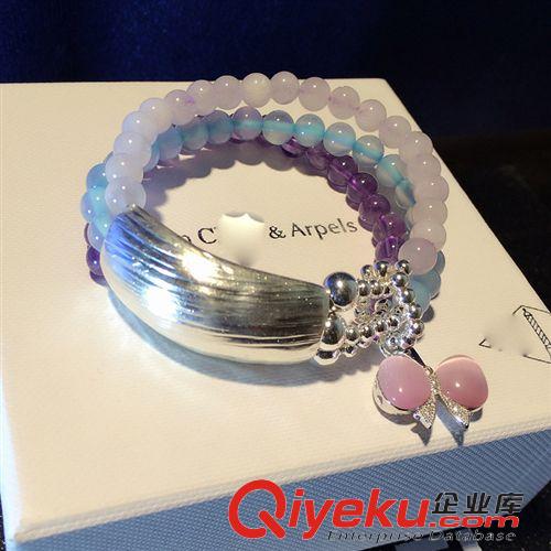 1月新品 tr5a石榴石kitty貓手鏈女友禮物飾品低價批發(fā)直銷一件混批代發(fā)
