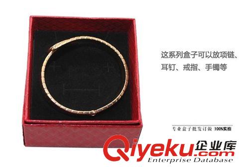飾品包裝 首飾盒批發 紅色 橙色 項鏈盒手鐲 耳釘禮品盒 訂制飾品盒子tj原始圖片2