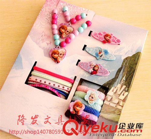    冰雪 發(fā)夾  戒指  項鏈 批發(fā) 美國迪士尼出品 冰雪奇緣公主項鏈發(fā)飾品套裝 兒童首飾A09原始圖片2