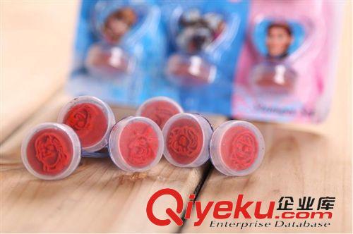    冰雪系列 新款ROZEN冰雪奇緣/冰雪大冒險 雪寶公仔 卡通小印章卡通文具批發