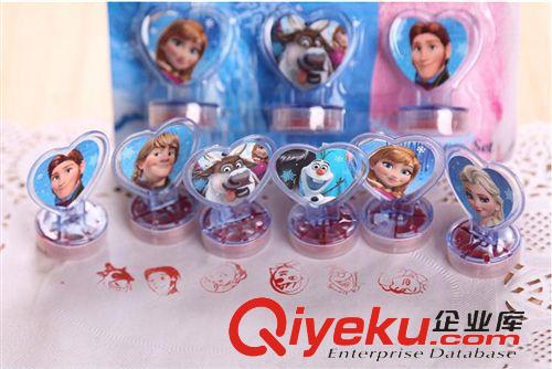   冰雪系列 新款ROZEN冰雪奇緣/冰雪大冒險 雪寶公仔 卡通小印章卡通文具批發
