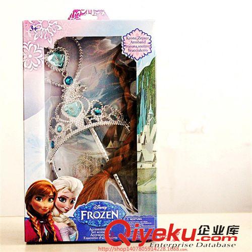    冰雪系列 韓國兒童發飾 冰雪奇緣公主戒指套裝 女童首飾品禮盒 戒指耳環貼
