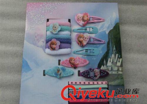    冰雪系列 批發 美國迪士尼出品 冰雪奇緣公主項鏈發飾品套裝 兒童首飾