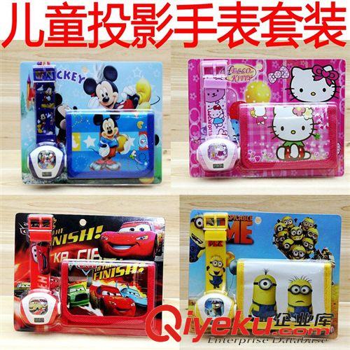     文具套裝 幼兒園禮物 開學(xué)生日禮物禮品 迪士尼卡通投影電子手表零錢包套裝