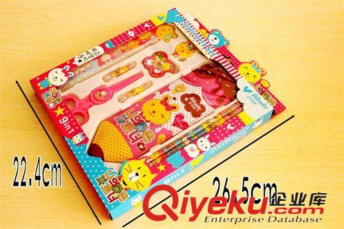     文具套裝 六一禮物學(xué)生文具用品 創(chuàng)意禮品 筆形文具盒組合套裝兒童生日禮物原始圖片2