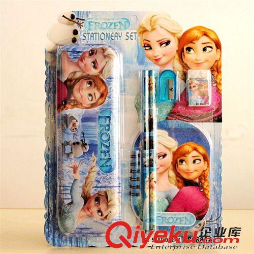     文具套裝 新款卡通文具套裝 冰雪奇緣鐵筆盒套裝 sofia文具兒童禮物禮品