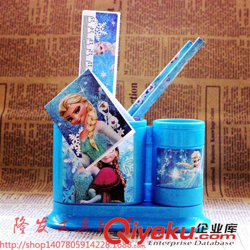     筆筒文具套裝 新款筆筒套裝 兒童用品 開學禮物日常學習文具創(chuàng)意旋轉(zhuǎn)筆筒批發(fā)