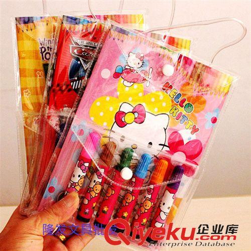    水彩筆套裝 兒童水彩繪畫文具套裝 小學生圖畫本獎品生日禮品 幼兒園用品批發(fā)原始圖片2
