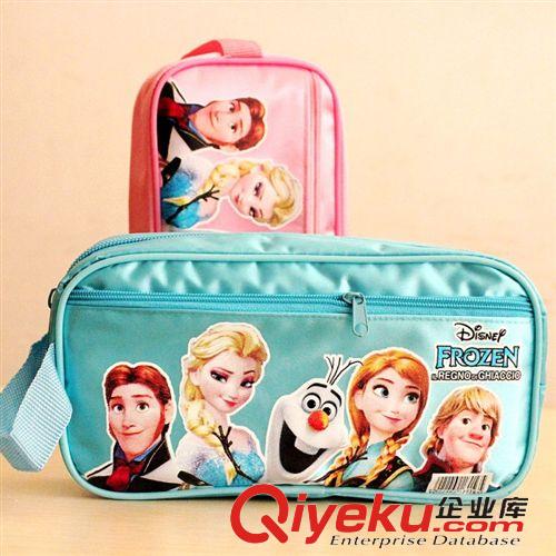    筆盒 筆袋 迪士尼文具袋 冰雪奇緣學(xué)生用品 大容量筆袋 雙層手提袋收納包包原始圖片2