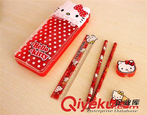    筆盒 筆袋 Hello kitty文具盒 學(xué)生禮物文具用品組合套裝 筆盒筆袋 兒童禮品原始圖片2
