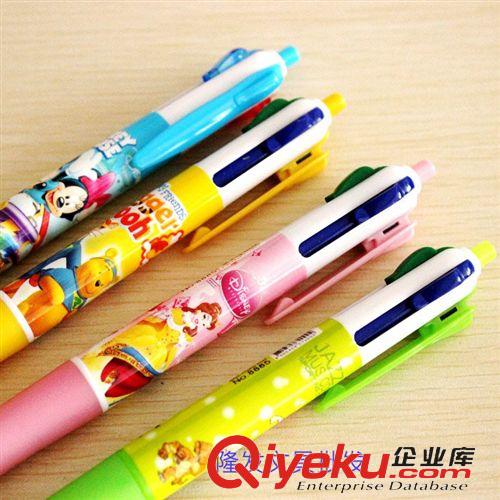     圓珠筆 迪士尼文具 中小學生禮物圓珠筆 卡通筆書寫工具 一支筆4個顏色原始圖片2