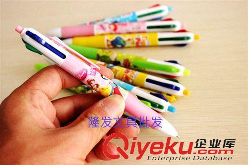    圓珠筆 迪士尼文具 中小學生禮物圓珠筆 卡通筆書寫工具 一支筆4個顏色原始圖片3