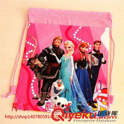      其它 產(chǎn)品 冰雪奇緣束口袋 冰雪皇后收納袋周邊環(huán)保袋 冰雪大冒險(xiǎn)抽繩背包袋原始圖片2