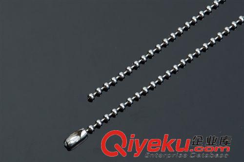 配鏈 鈦鋼波珠鏈不銹鋼波珠鏈，HTPL-001項鏈批發廠價直銷原始圖片3