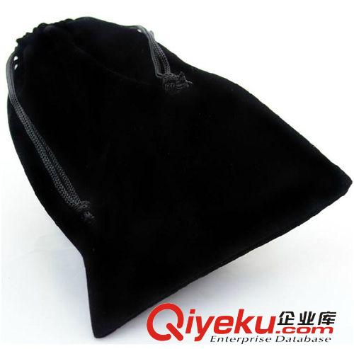 首飾箱,包,袋,盒 可燙金印字 飾品批發(fā) 黑色絨布袋 珠寶首飾袋 精美 束口布袋HH170原始圖片2