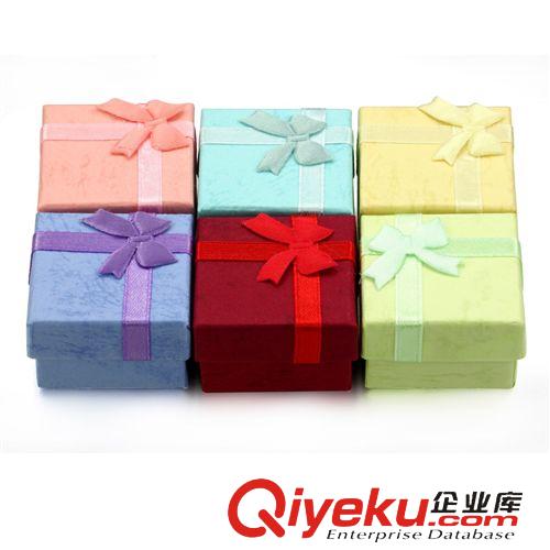 首飾箱,包,袋,盒 韓版時(shí)尚首飾盒子批發(fā) 正方形多色單戒指盒 戒指盒HH113