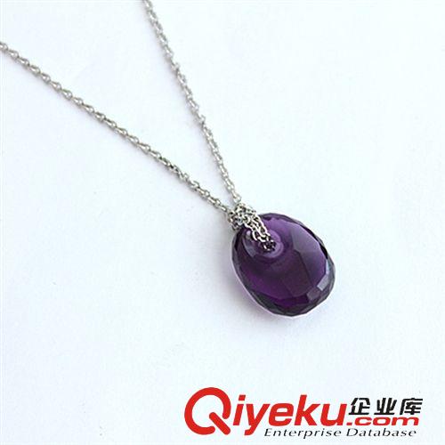 DZBSJ水晶吊墜 廠家直銷吊墜批發橢圓形 水晶吊墜無瑕疵雕工 tr水晶加工廠
