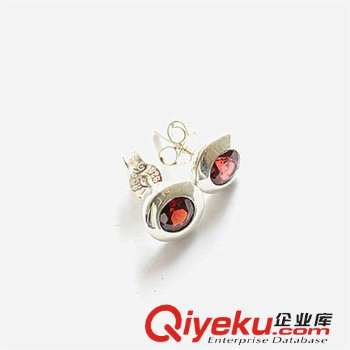 DZJFJ金發(fā)晶吊墜 廠家直銷耳環(huán)批發(fā) 石榴石2CT 耳環(huán) 歐美新款女式耳環(huán)