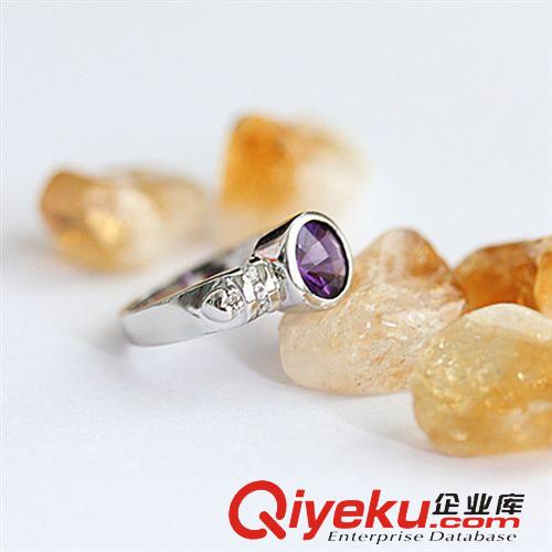 DZJFJ金發晶吊墜 廠家直銷戒指批發 水晶 戒指 歐美新款戒指 情侶對戒 女戒