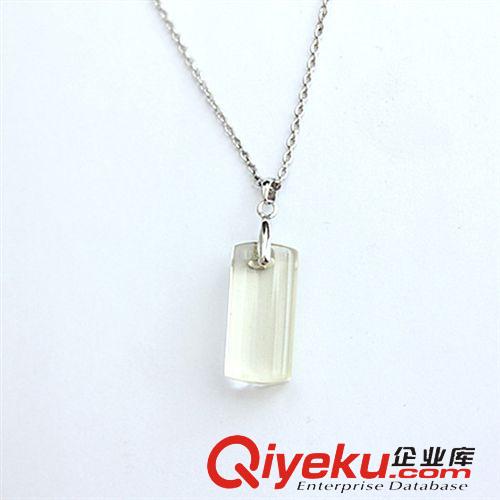 DZLDL綠東陵吊墜 廠家直銷吊墜批發(fā) 長方形 綠東陵 檸檬晶吊墜   tr水晶加工