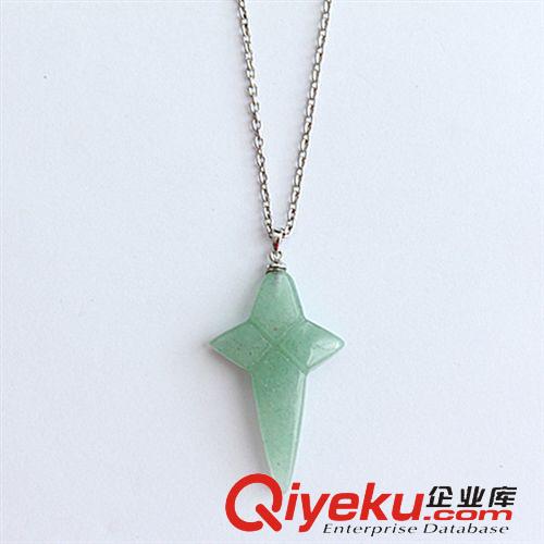DZLDL綠東陵吊墜 廠家直銷吊墜批發 十字綠東陵 木化石 檸檬晶吊墜  tr水晶加工原始圖片2