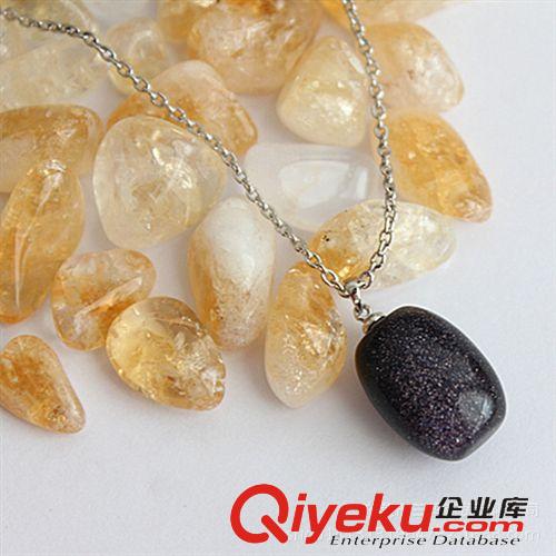 DZZSS藍砂石吊墜 廠家直銷吊墜批發實心圓形藍砂石吊墜 純銀首飾 tr水晶加工廠