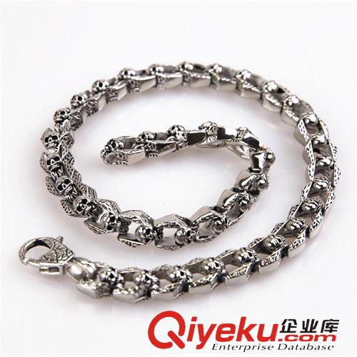 鑄造項(xiàng)鏈 熱銷方形緊湊不銹鋼項(xiàng)鏈鈦鋼項(xiàng)飾 鑄造神鬼項(xiàng)鏈男 辟邪驅(qū)鬼飾品