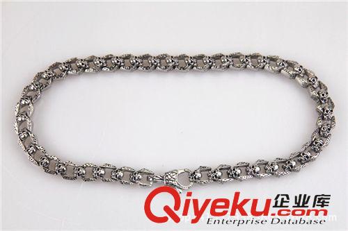 鑄造項(xiàng)鏈 熱銷方形緊湊不銹鋼項(xiàng)鏈鈦鋼項(xiàng)飾 鑄造神鬼項(xiàng)鏈男 辟邪驅(qū)鬼飾品