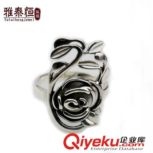 主打S925泰銀系列 雅泰恒S925純銀飾品 流行復(fù)古朋克寬指環(huán) 經(jīng)典十字架泰銀男士戒指