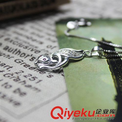 吊墜 瑩盛首飾s925純銀吊墜項(xiàng)鏈正品韓版新品廠家直銷狐貍原始圖片2