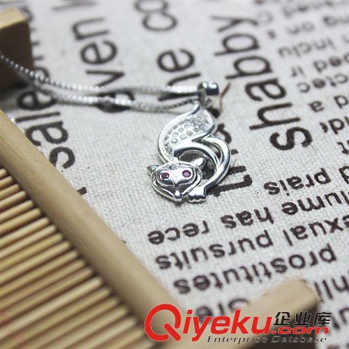 吊墜 瑩盛首飾s925純銀吊墜項(xiàng)鏈正品韓版新品廠家直銷狐貍原始圖片3