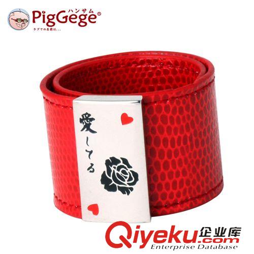 情侶飾品 供應(yīng)時尚真愛玫瑰精鋼pp圈手環(huán) 男女通用飾品 可自由調(diào)節(jié) 混批