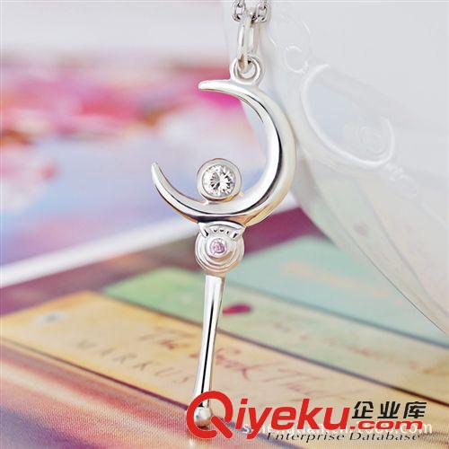動漫周邊【產(chǎn)品分類】 美少女戰(zhàn)士SailorMoon月野兔項鏈 動漫周邊 月亮棒星月棒 925純銀