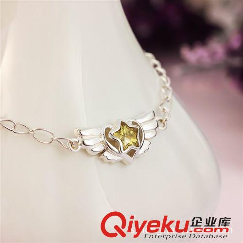 B-巴啦啦小魔仙 巴啦啦小魔仙手鏈 卡通動漫 貝貝小藍美琪魔法棒925純銀手飾
