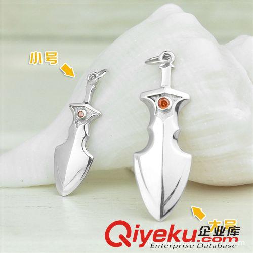 M-魔獸世界 卡通動漫游戲周邊項鏈 魔獸世界dota跳刀項鏈 925純銀珍藏版原始圖片2