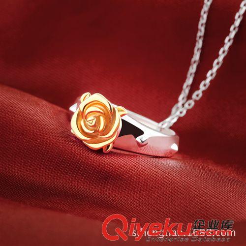 Q-薔薇少女 薔薇少女戒指項(xiàng)鏈 幸運(yùn)石動(dòng)漫周邊 真紅薔薇 925純銀戒指原始圖片2