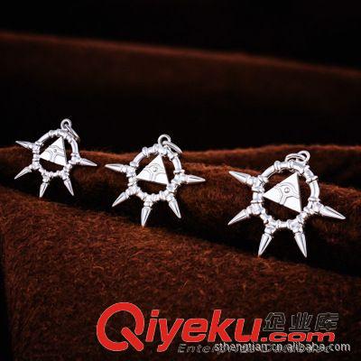 Y-游戲王 卡通動漫周邊飾品 游戲王項鏈 莫良 千年智慧輪項鏈 925純銀原始圖片2