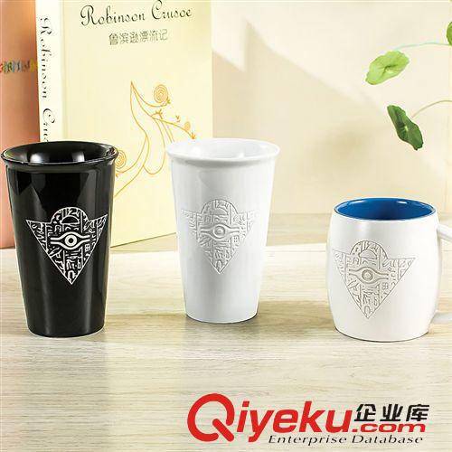 Y-游戲王 游戲王陶瓷水杯子 幸運石動漫 武藤游戲千年積木標志 雙層隔熱杯原始圖片2