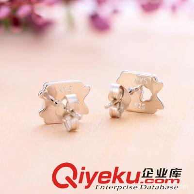 Z-張小盒 張小盒 耳飾 卡通動漫周邊飾品 心靈熊 925純銀 正版耳釘原始圖片3
