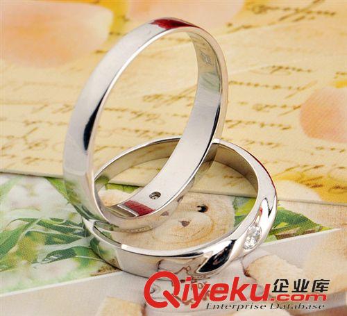 925純銀鍍白金 爆款 925純銀情侶婉轉(zhuǎn)戒指 純白銅婉轉(zhuǎn)帶鉆戒指 實(shí)力工廠批發(fā)原始圖片2